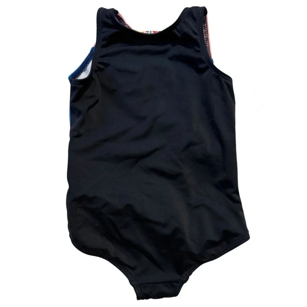 DotDotSmile Toddler Girl 2T Colorblock One-Piece Swimsuit NWT